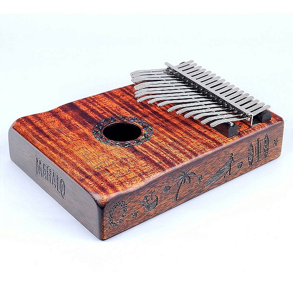 KALIMBA MAHALO KOA -  17 TECLAS COM BAG