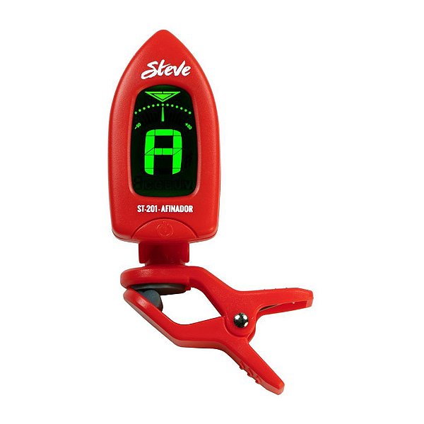 Afinador Steve Monocromático - Vermelho