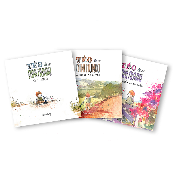 Coleção Téo & O Mini Mundo COMPLETA - 271 tirinhas de amor, humor e autoconhecimento