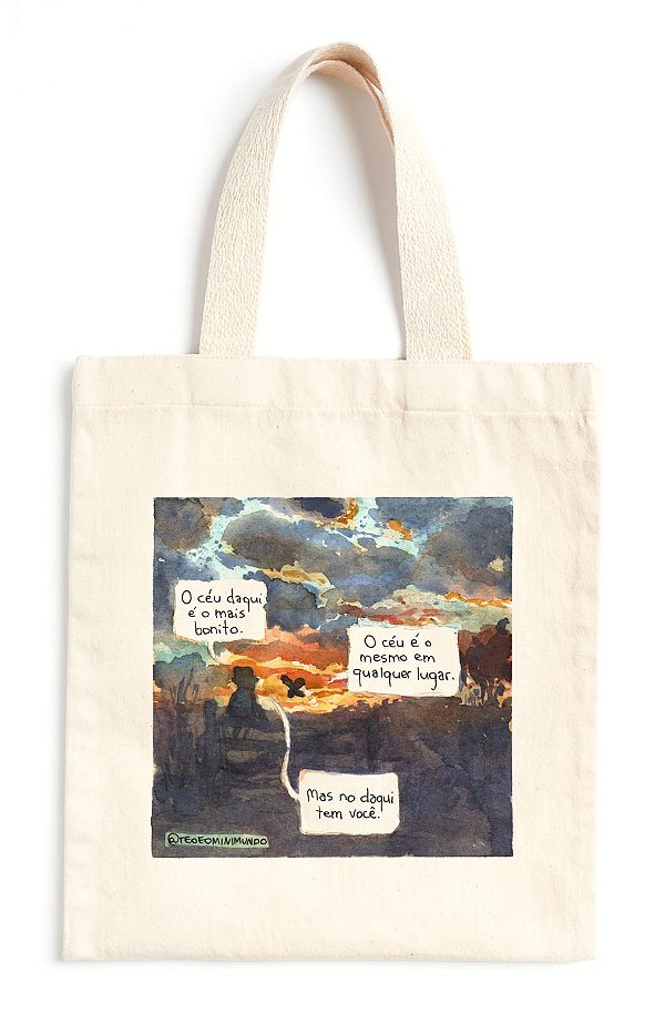 Ecobag O Céu daqui é o mais bonito