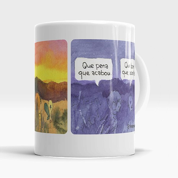 Caneca Que Pena Que Acabou