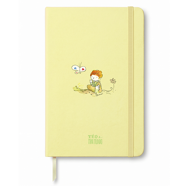 Caderno Oficial Téo & O Mini Mundo Amarelo - Pautado