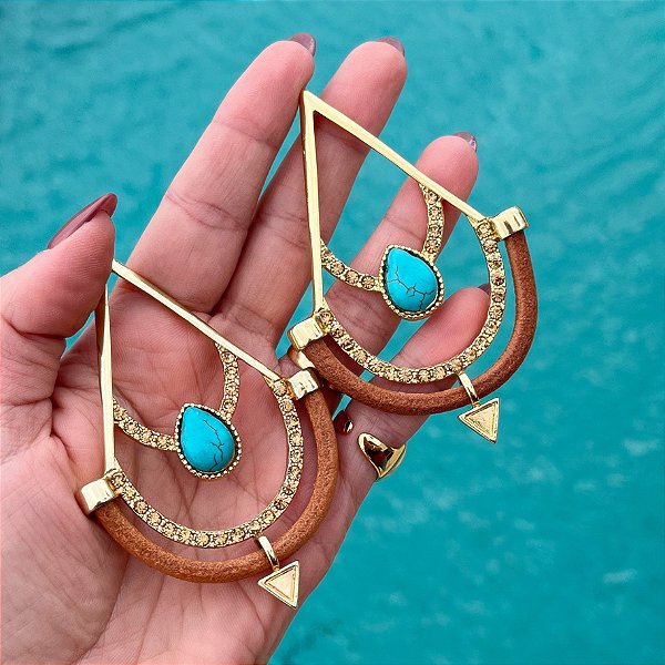 Brinco Lembrança - Turquesa