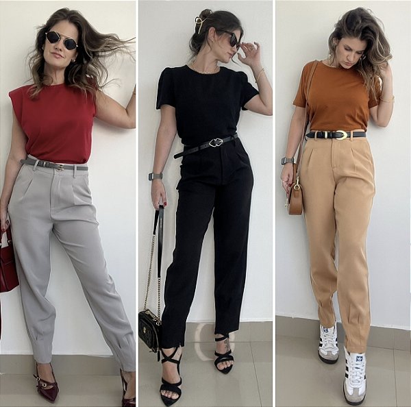 CALÇA ALFAIATARIA CENOURA