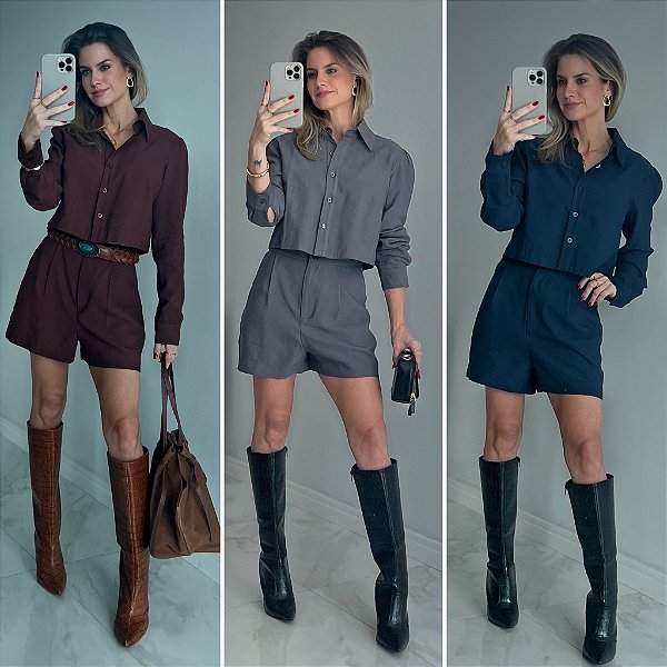 CONJUNTO MARRANT CAMISA E SHORTS