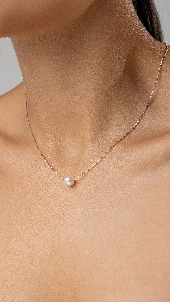 Colar Pérola Única