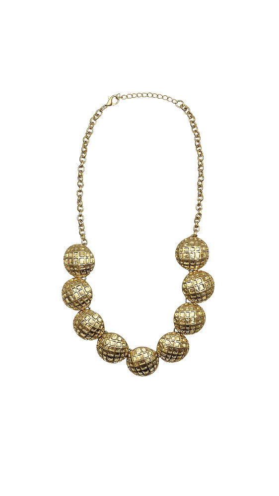 Colar de Botão Quadriculado (Concept)