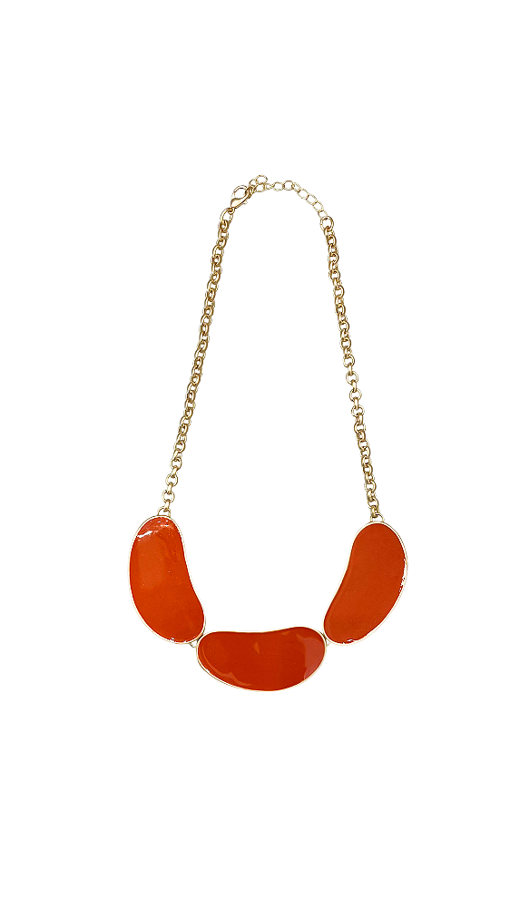 COLAR ORGANICO ESMALTADO CORES (acessório fino)