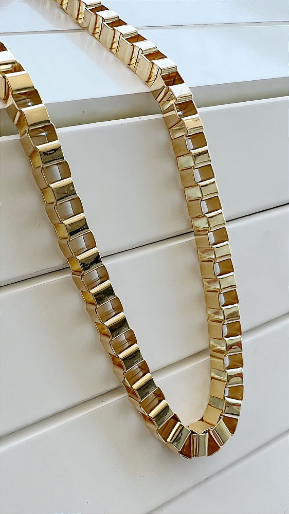 COLAR VENEZIANA MAXI (semijoia)