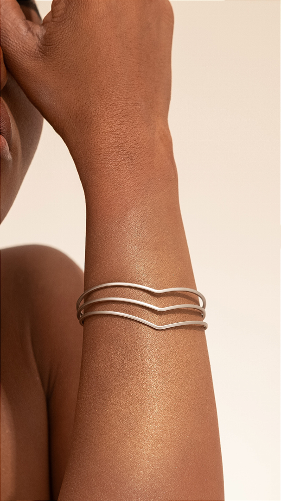 BRACELETE 3 PONTAS (semijoia)