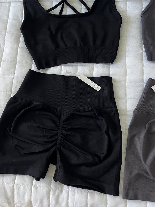 Conjunto Seamless Gringa Black