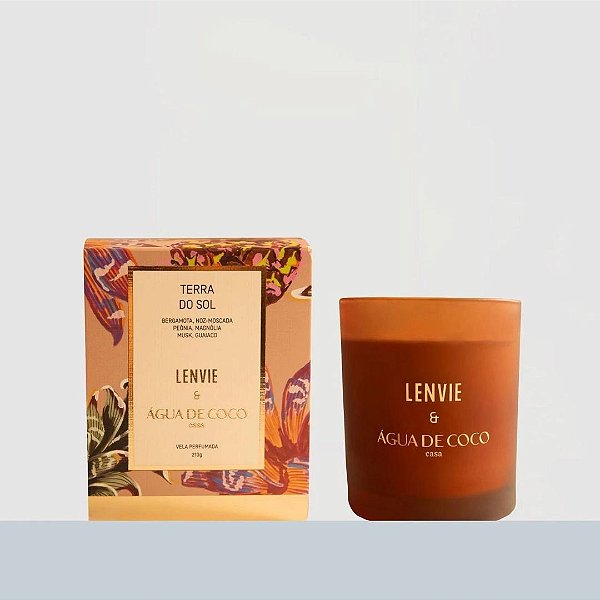 Vela Perfumada  Terra do Sol àgua de Coco 210g - L´envie Parfums