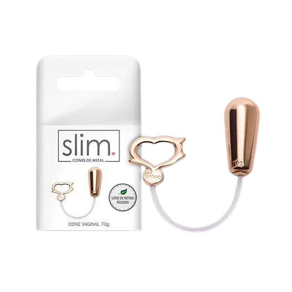 CONE VAGINAL 70G METAL - 4,4 X 2,1CM