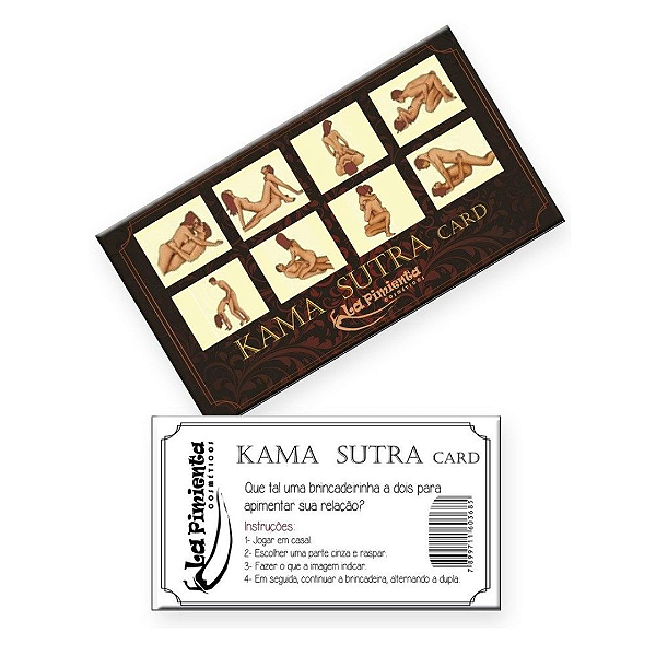 RASPADINHA KAMA SUTRA CARD UNITÁRIA