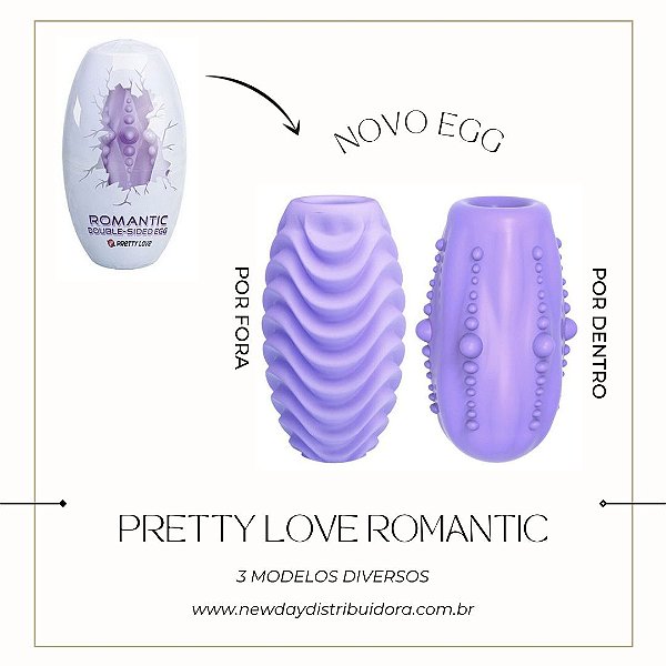 MASTURBADOR EGG PRETTY LOVE ROMANTIC ROXO
