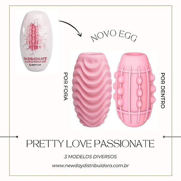 MASTURBADOR EGG PRETTY LOVE PASSIONATE ROSA