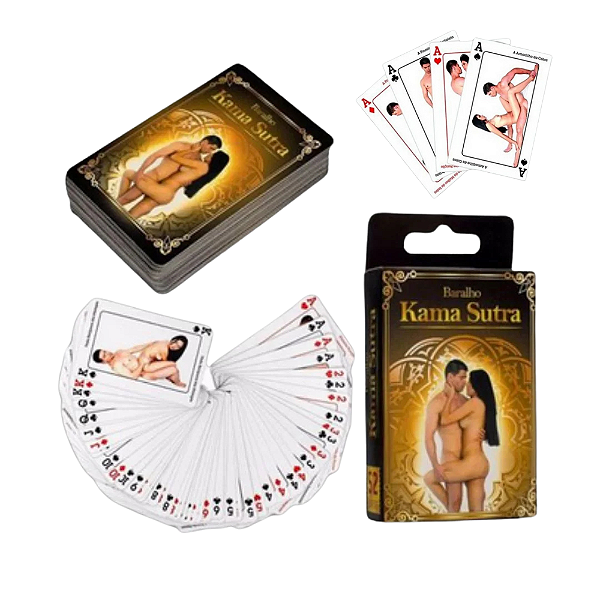 BARALHO KAMA SUTRA HÉTERO 52 CARTAS