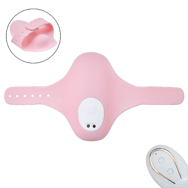 VIBRADOR DE CALCINHA COM CONTROLE REMOTO E FECHO REGULÁVEL