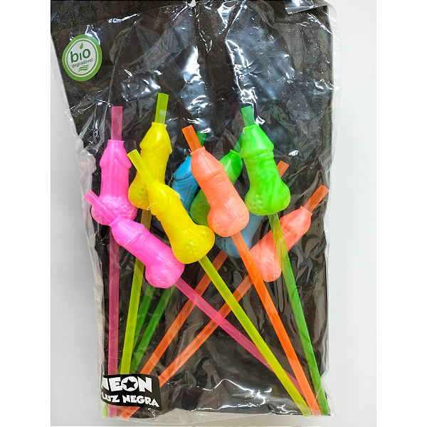 CANUDO ERÓTICO NEON LUZ NEGRA - PACOTE C/ 10
