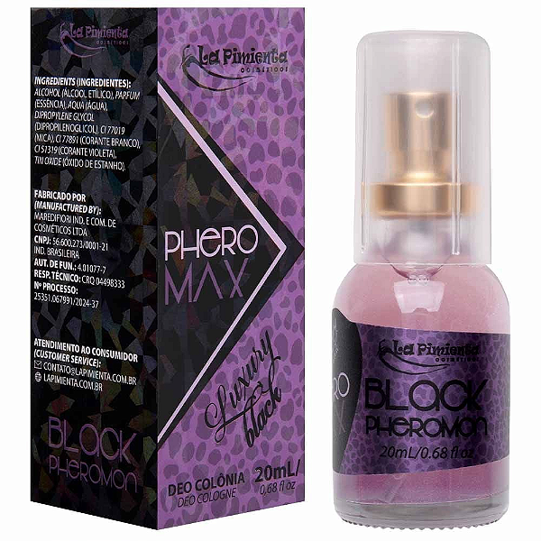 PERFUME PHERO MAX - LUXURY BLACK UNISEX 20ML