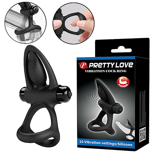 ANEL PENIANO DUPLO COM VIBRADOR
