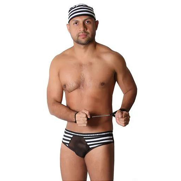 FANTASIA MASCULINA PRESIDIÁRIO