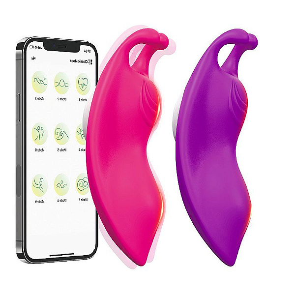 VIBRADOR DE CALCINHA VIA APP Á LONGA DISTÂNCIA - BORBOLETA BUZZY