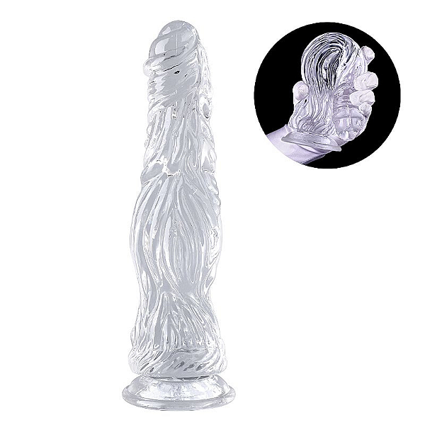PLUG ANAL EM SILICONE - COM VENTOSA - 27,5 X 6,5 CM