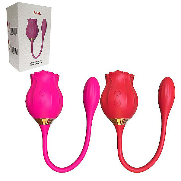 ROSA COM PULSAÇÃO DE CLITÓRIS E PONTO G - SNAK