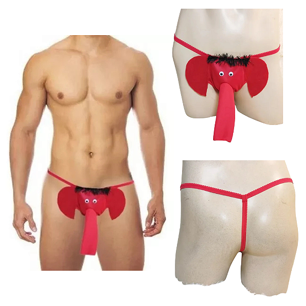 CUECA ELEFANTE JOCKSTRAP COM TROMBA