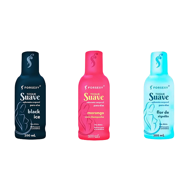 TOQUE SUAVE SABONETE FEMININO 200ML