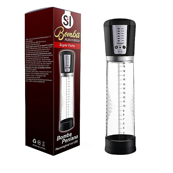 BOMBA PENIANA AUTOMÁTICA 3 - SUPER FORTE - RECARREGÁVEL
