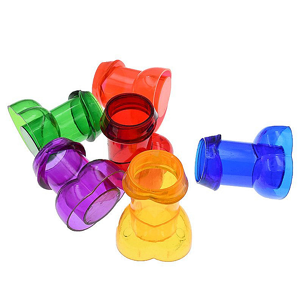 KIT COM 6 COPOS DE SHOT - FORMATO DE PÊNIS