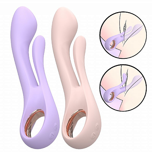 VIBRADOR DE PONTO G E CLITÓRIS - KEATHE
