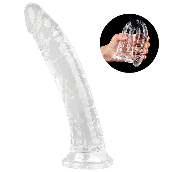 PÊNIS REALÍSTICO EM SILICONE COM VENTOSA - 32,0 X 5,0 CM