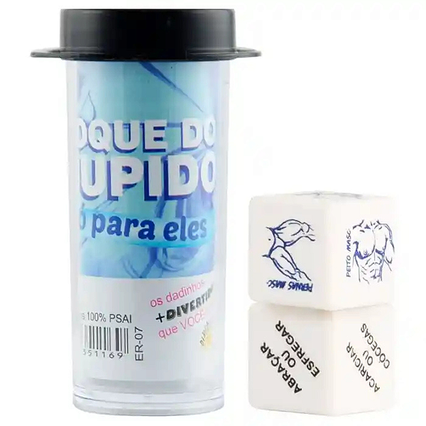 DADO TOQUE DO CUPIDO SÓ PARA ELES (2 DADOS)