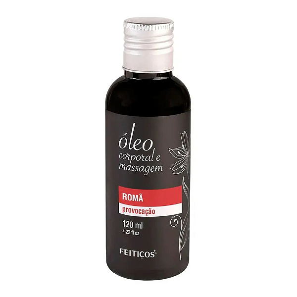 ÓLEO CORPORAL E MASSAGEM ROMÃ 120ML