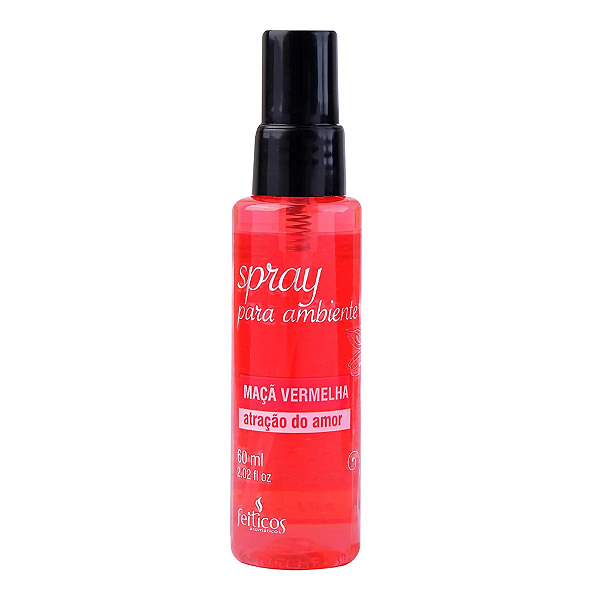AROMATIZADOR DE AMBIENTE MAÇÃ VERMELHA ATRAÇÃO E AMOR 60ML
