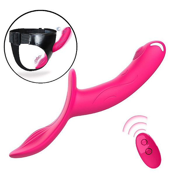 CINTA PENIANA COM VIBRO E CONTROLE REMOTO - COUPLE TOY - SI