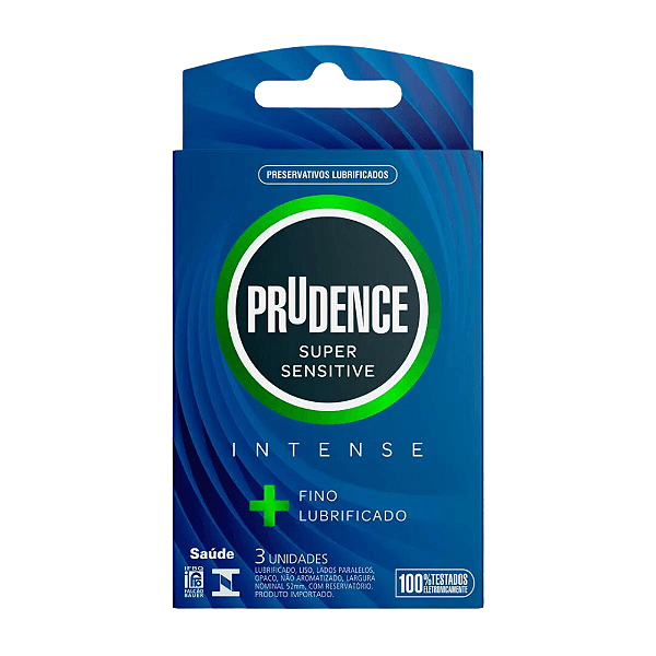 PRESERVATIVO SUPER SENSITIVE INTENSE C/3 - PRUDENCE