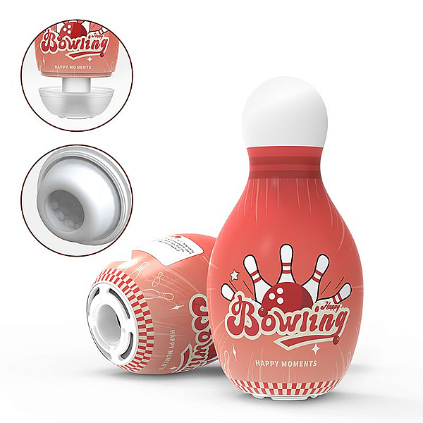 EGG MASTURBADOR EM FORMATO DE BOLICHE - HAPPY BOWLING - S-HANDE