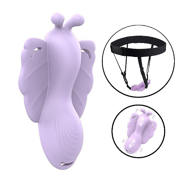 VIBRADOR DE CALCINHA FORMATO DE BORBOLETA - SORA