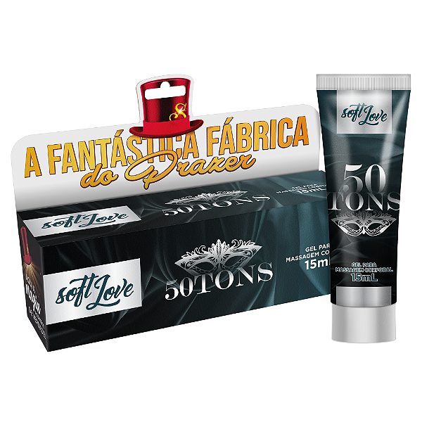 BISNAGA 50 TONS - 15ML SOFT LOVE