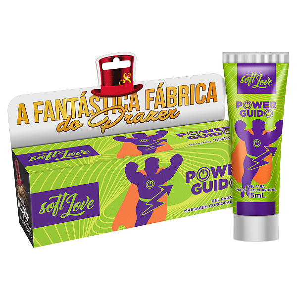 BISNAGA POWER GUIDO - 15ML SOFT LOVE