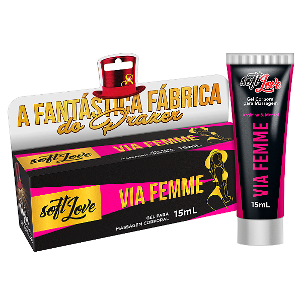 BISNAGA VIA FEMME - 15ML SOFT LOVE