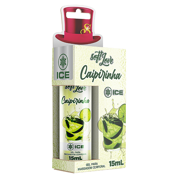 GEL ICE SABOR CAIPIRINHA - 15ML SOFT LOVE