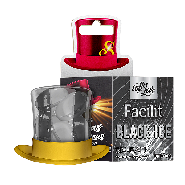 SIX BALL FUNÇÃO FACILIT BLACK ICE - 06UN SOFT LOVE