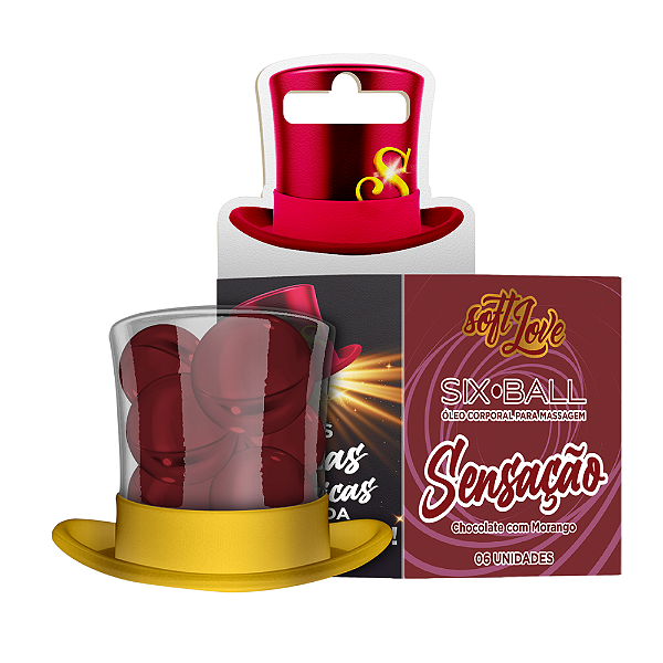 SIX BALL AROMA SENSAÇÃO - 06UN SOFT LOVE