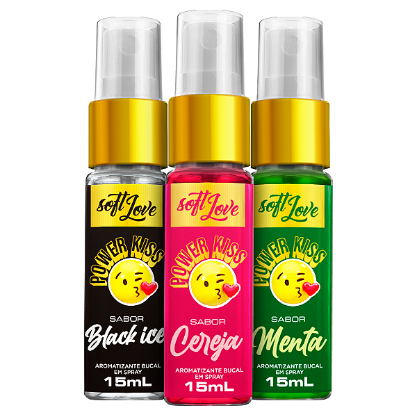JATOS POWER KISS BLACK ICE - 15ML SOFT LOVE