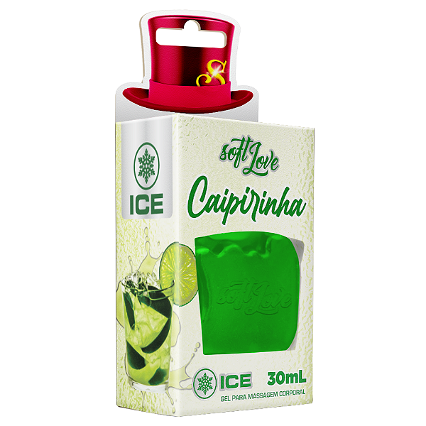 GEL ICE SABOR CAIPIRINHA - 30ML SOFT LOVE